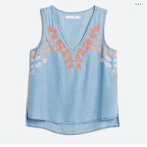 Billy T Molly Embroidered Tank